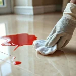 Фото по теме: Как убрать следы краски с линолеума на полу