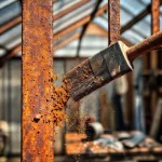 Фото по теме: Как убрать ржавчину с металлического каркаса теплицы