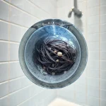 Фото по теме: Почему забивается сифон в душевой кабине