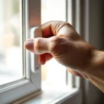 Фото по теме: Что делать если ручка пластикового окна проворачивается с трудом